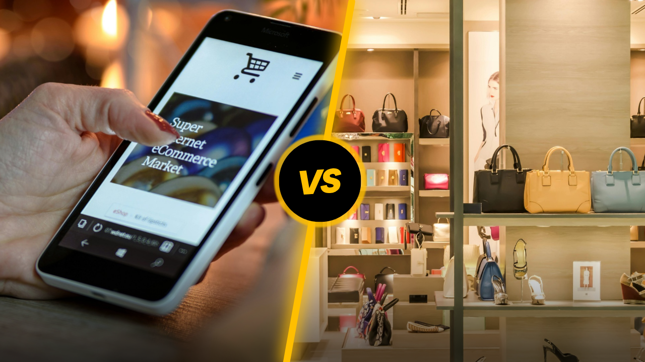 online store vs. physical store