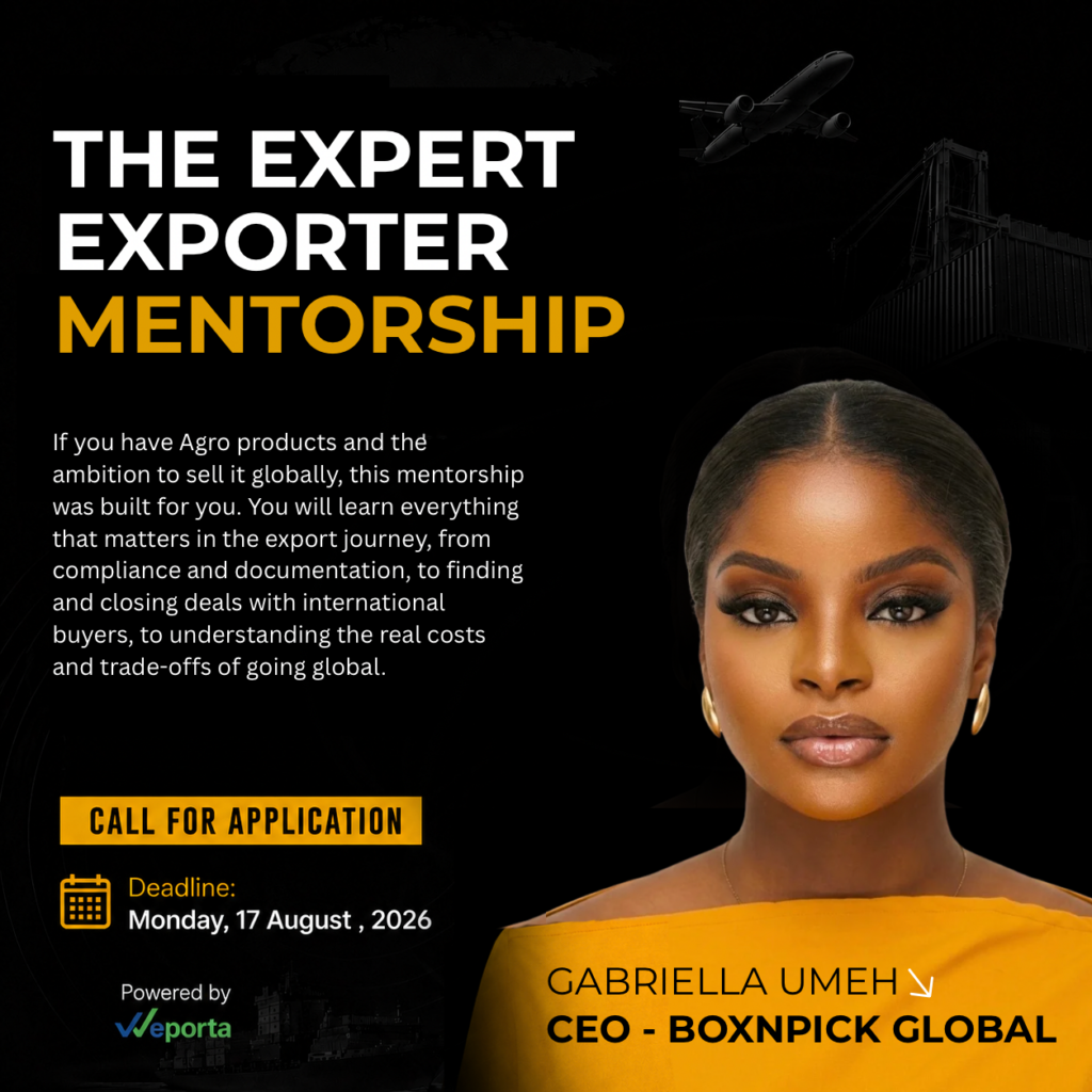 Weporter exporter mentorship